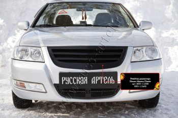 3 199 р. Решетка радиатора с черной сеткой RA  Nissan Almera Classic  седан (2006-2013) B10 (Поверхность Глянец (под покраску))  с доставкой в г. Йошкар-Ола. Увеличить фотографию 2