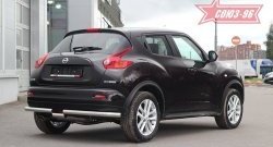 Защита заднего бампера 4x4 Souz-96 Premium (d60) Nissan Juke 1 YF15 рестайлинг (2014-2020)