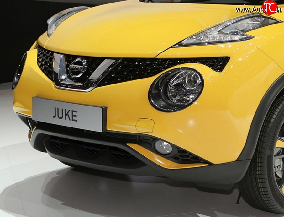 2 294 р. Сетка на бампер (рестайлинг) Novline Nissan Juke 1 YF15 дорестайлинг (2010-2014)  с доставкой в г. Йошкар-Ола