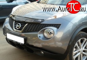 2 879 р. Дефлектор капота NovLine Nissan Juke 1 YF15 дорестайлинг (2010-2014)  с доставкой в г. Йошкар-Ола