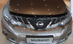 Дефлектор капота NovLine Nissan Murano 2 Z51 рестайлинг (2010-2016)