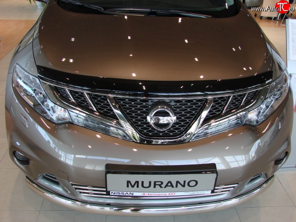 4 599 р. Дефлектор капота NovLine Nissan Murano 2 Z51 дорестайлинг (2008-2011)  с доставкой в г. Йошкар-Ола