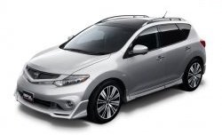 22 749 р. Комплект порогов Impul Nissan Murano 2 Z51 рестайлинг (2010-2016) (Неокрашенные)  с доставкой в г. Йошкар-Ола. Увеличить фотографию 9