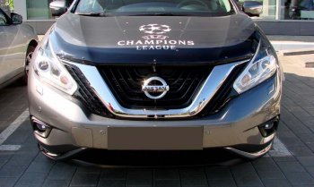 Дефлектор капота SIM Nissan (Нисан) Murano (Мурано)  3 Z52 (2015-2024) 3 Z52 дорестайлинг, рестайлинг