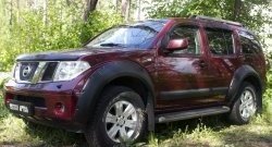 3 599 р. Молдинги дверей RA (узкие, комплект) Nissan Pathfinder R51 дорестайлинг (2004-2007) (Поверхность глянец (под окраску), Неокрашенные)  с доставкой в г. Йошкар-Ола. Увеличить фотографию 4