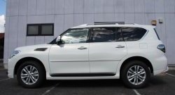 43 999 р. Комплект порогов Impul Nissan Patrol 6 Y62 дорестайлинг (2010-2014) (Неокрашенные)  с доставкой в г. Йошкар-Ола. Увеличить фотографию 8