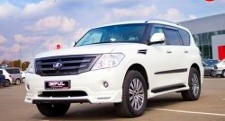 38 499 р. Решётка радиатора Impul V2 Nissan Patrol 6 Y62 дорестайлинг (2010-2014) (Неокрашенная)  с доставкой в г. Йошкар-Ола. Увеличить фотографию 3