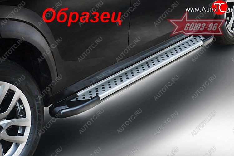 8 819 р. Пороги из алюминиевого профиля Souz-96 Nissan Qashqai 1 дорестайлинг (2007-2010)  с доставкой в г. Йошкар-Ола