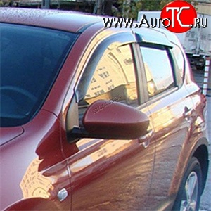 2 759 р. Дефлекторы окон (ветровики) Novline 4 шт Nissan Qashqai +2 1 J10 дорестайлинг (2008-2010)  с доставкой в г. Йошкар-Ола