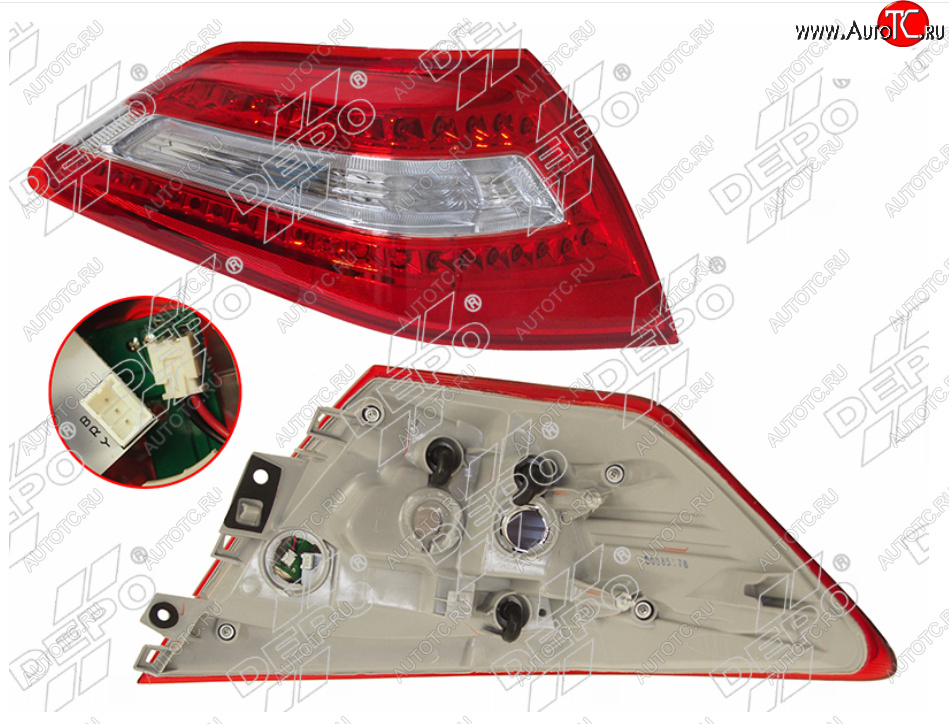 4 999 р. Левый фонарь задний DEPO Nissan Teana 2 J32 дорестайлинг (2008-2011)  с доставкой в г. Йошкар-Ола