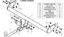 29 449 р. Фаркоп Лидер Плюс  Nissan Terrano2  R20 (1993-2006) дорестайлинг, 1-ый рестайлинг, 2-ой рестайлинг (Без электропакета)  с доставкой в г. Йошкар-Ола. Увеличить фотографию 2