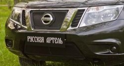 2 199 р. Защитная сетка решетки переднего бампера РА Nissan Terrano D10 рестайлинг (2016-2022)  с доставкой в г. Йошкар-Ола. Увеличить фотографию 2