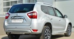 17 649 р. Защита заднего бампера (2 трубы Ø42 мм, нержавейка) SLITKOFF Nissan Terrano D10 дорестайлинг (2013-2016)  с доставкой в г. Йошкар-Ола. Увеличить фотографию 4