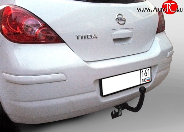 18 809 р. Фаркоп (рестайлинг) NovLine Nissan Tiida 1 хэтчбек C11 рестайлинг (2010-2014)  с доставкой в г. Йошкар-Ола