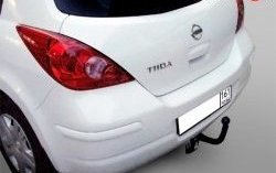 6 999 р. Фаркоп (хетчбек) Лидер Плюс Nissan Tiida 1 хэтчбек C11 рестайлинг (2010-2014) (Без электропакета)  с доставкой в г. Йошкар-Ола. Увеличить фотографию 2