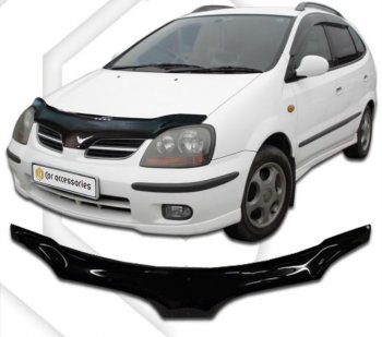 Дефлектор капота CA-Plastiс exclusive Nissan Tino V10 доресталийнг (1998-2003)