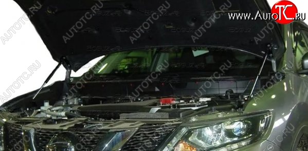 2 199 р. Газовые упоры капота Berkut Nissan X-trail 3 T32 рестайлинг (2017-2022)  с доставкой в г. Йошкар-Ола