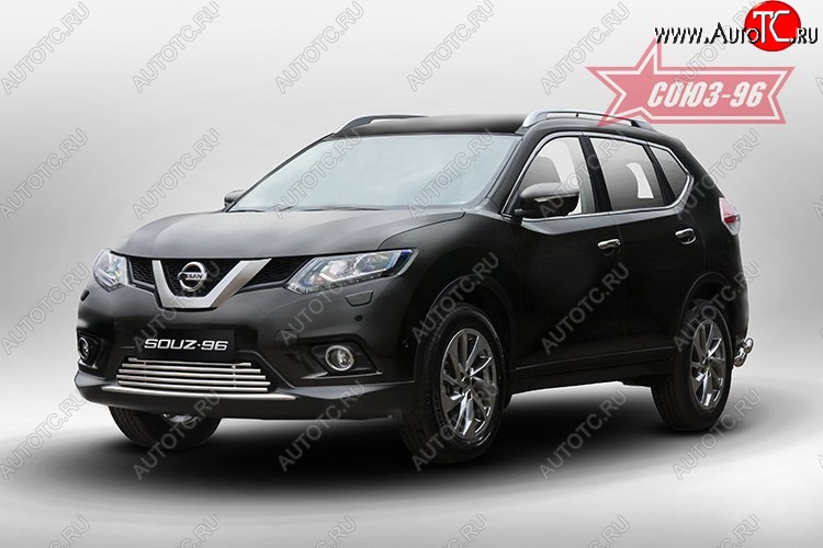 6 344 р. Декоративный элемент воздухозаборника Souz-96 (d16) Nissan X-trail 3 T32 рестайлинг (2017-2022)  с доставкой в г. Йошкар-Ола