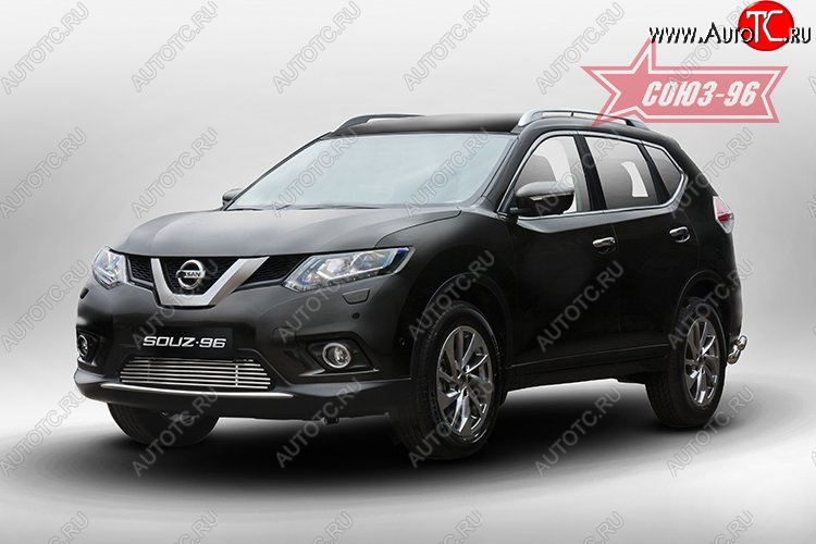 6 524 р. Декоративный элемент воздухозаборника Souz-96 (d10) Nissan X-trail 3 T32 рестайлинг (2017-2022)  с доставкой в г. Йошкар-Ола