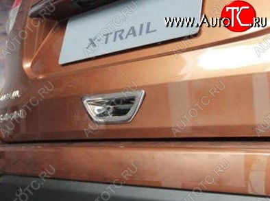 2 399 р. Накладка на ручку багажника СТ Nissan X-trail 3 T32 рестайлинг (2017-2022)  с доставкой в г. Йошкар-Ола