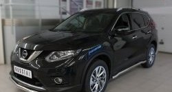 21 599 р. Защита порогов из круглой трубы диаметром 63 мм SLITKOFF Nissan X-trail 3 T32 рестайлинг (2017-2022)  с доставкой в г. Йошкар-Ола. Увеличить фотографию 4