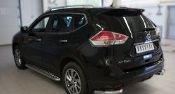 15 599 р. Защита заднего бампера (Ø63 мм уголки, нержавейка) SLITKOFF Nissan X-trail 3 T32 рестайлинг (2017-2022)  с доставкой в г. Йошкар-Ола. Увеличить фотографию 4