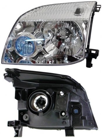 Правая фара SAT (под ручной корректор) Nissan (Нисан) X-trail (Х-трейл)  1 T30 (2000-2003) 1 T30 дорестайлинг