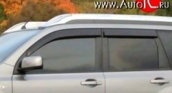 Комплект дефлекторов окон (ветровиков) 4 шт. Russtal Nissan X-trail 2 T31 дорестайлинг (2007-2011)