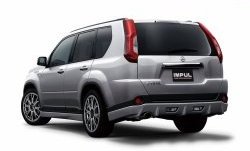 Накладка на задний бампер Impul Nissan X-trail 2 T31 дорестайлинг (2007-2011)