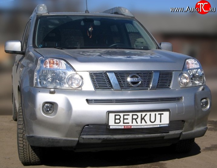 6 299 р. Декоративная вставка решетки радиатора T31 Berkut  Nissan X-trail  2 T31 (2010-2015) рестайлинг  с доставкой в г. Йошкар-Ола