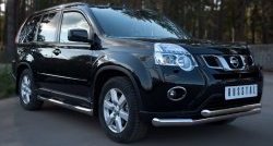 17 999 р. Защита переднего бампера (2 трубыØ76 и 63 мм, нержавейка) SLITKOFF  Nissan X-trail  2 T31 (2010-2015) рестайлинг  с доставкой в г. Йошкар-Ола. Увеличить фотографию 4