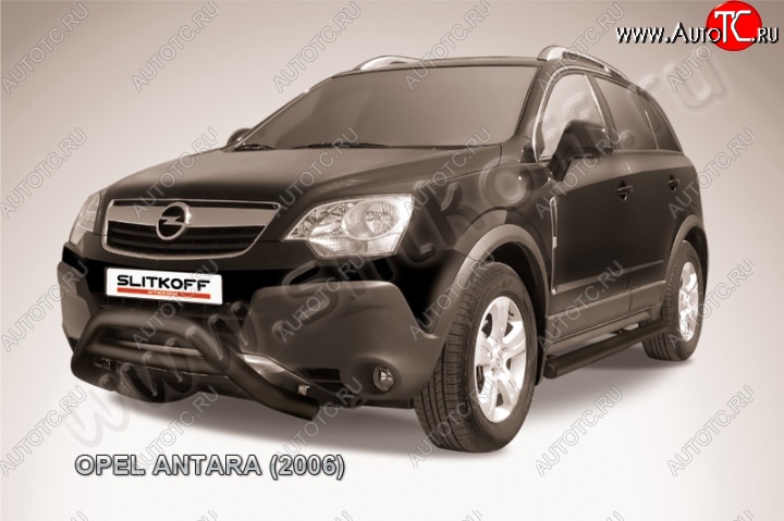 25 999 р. Кенгурятник d76 низкий Opel Antara (2006-2010) (Цвет: серебристый)  с доставкой в г. Йошкар-Ола