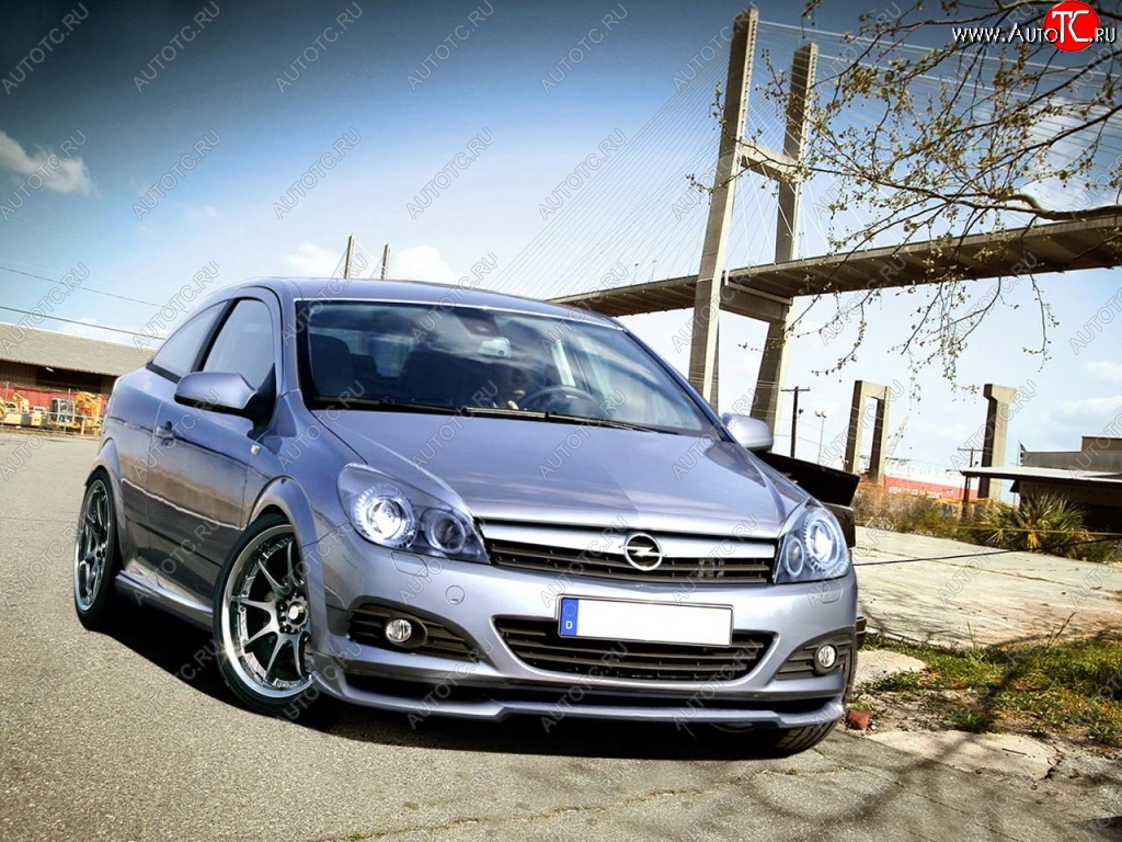 15 599 р. Накладка на передний бампер R1 Opel Astra H GTC хэтчбек 3 дв. дорестайлинг (2004-2006)  с доставкой в г. Йошкар-Ола