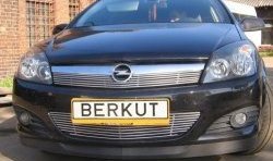 Декоративная вставка воздухозаборника Berkut Opel Astra H хэтчбек 5дв дорестайлинг (2004-2007)