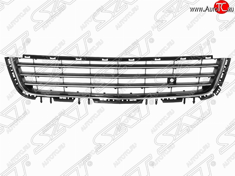 4 399 р. Решётка в передний бампер (с хром молдингами ) SAT Opel Astra H хэтчбек 5дв дорестайлинг (2004-2007)  с доставкой в г. Йошкар-Ола