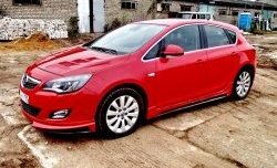 3 999 р. Накладка Sport на передний бампер Opel Astra J хэтчбек 5 дв. дорестайлинг (2009-2012) (Неокрашенная)  с доставкой в г. Йошкар-Ола. Увеличить фотографию 5