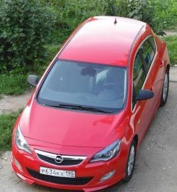 3 999 р. Накладка Sport на передний бампер Opel Astra J хэтчбек 5 дв. дорестайлинг (2009-2012) (Неокрашенная)  с доставкой в г. Йошкар-Ола. Увеличить фотографию 2