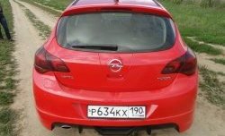 3 899 р. Накладка Sport на задний бампер  Opel Astra  J (2009-2017) хэтчбек 5 дв. дорестайлинг, хэтчбек 5 дв.  рестайлинг (Неокрашенная)  с доставкой в г. Йошкар-Ола. Увеличить фотографию 3