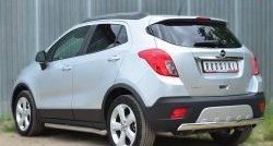 14 299 р. Защита заднего бампера (Ø75x42 мм, нержавейка) Russtal Opel Mokka  дорестайлинг (2012-2016)  с доставкой в г. Йошкар-Ола. Увеличить фотографию 4