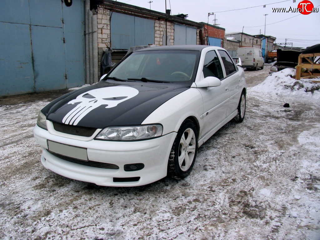 3 899 р. Юбка переднего бампера GT Style Opel Vectra B седан дорестайлинг (1995-1999)  с доставкой в г. Йошкар-Ола