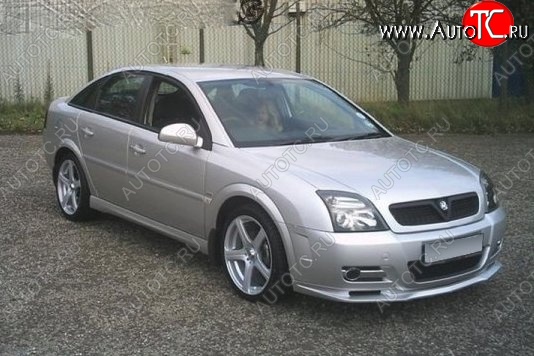 5 749 р. Накладка на передний бампер CT Opel Vectra C седан дорестайлинг (2002-2005) (Неокрашенная)  с доставкой в г. Йошкар-Ола