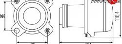 15 499 р. Модуль ближнего света Hella 1BL 008 193-001 c линзой Chevrolet Suburban (2000-2006) (Без пыльника)  с доставкой в г. Йошкар-Ола. Увеличить фотографию 2