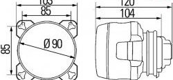 2 799 р. Модуль дальнего света Hella 1K0 008 191-007 KIA Cerato 4 BD дорестайлинг, хэтчбэк (2018-2021) (Без пыльника)  с доставкой в г. Йошкар-Ола. Увеличить фотографию 2