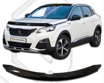 Дефлектор капота CA-Plastiс Peugeot (Пежо) 3008  2 (2016-2025) 2