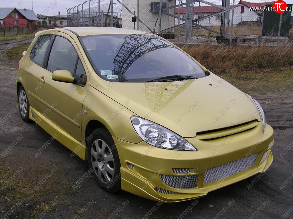 24 499 р. Передний бампер Rieger Peugeot 307 универсал дорестайлинг (2001-2005)  с доставкой в г. Йошкар-Ола