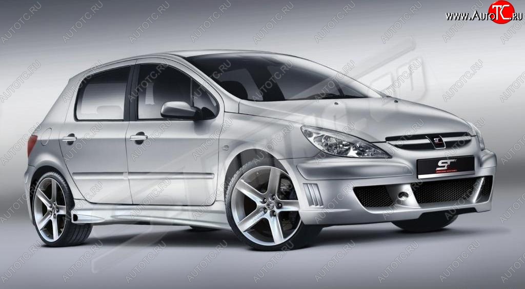 26 599 р. Передний бампер ST Peugeot 307 универсал дорестайлинг (2001-2005)  с доставкой в г. Йошкар-Ола