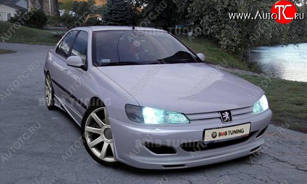 23 969 р. Передний бампер ВМВ Peugeot 406 8B седан рестайлинг (1999-2004)  с доставкой в г. Йошкар-Ола