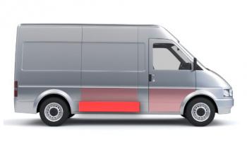 1 489 р. Правая средняя нижняя боковая панель (ремонтная) Wisentbull Fiat Ducato 244 (2002-2012)  с доставкой в г. Йошкар-Ола. Увеличить фотографию 1