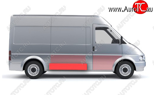 1 489 р. Правая средняя нижняя боковая панель (ремонтная) Wisentbull Fiat Ducato 244 (2002-2012)  с доставкой в г. Йошкар-Ола