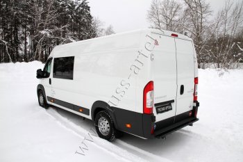 4 599 р. Металлическая защита заднего бампера RA Peugeot Boxer 250 (2006-2014)  с доставкой в г. Йошкар-Ола. Увеличить фотографию 4